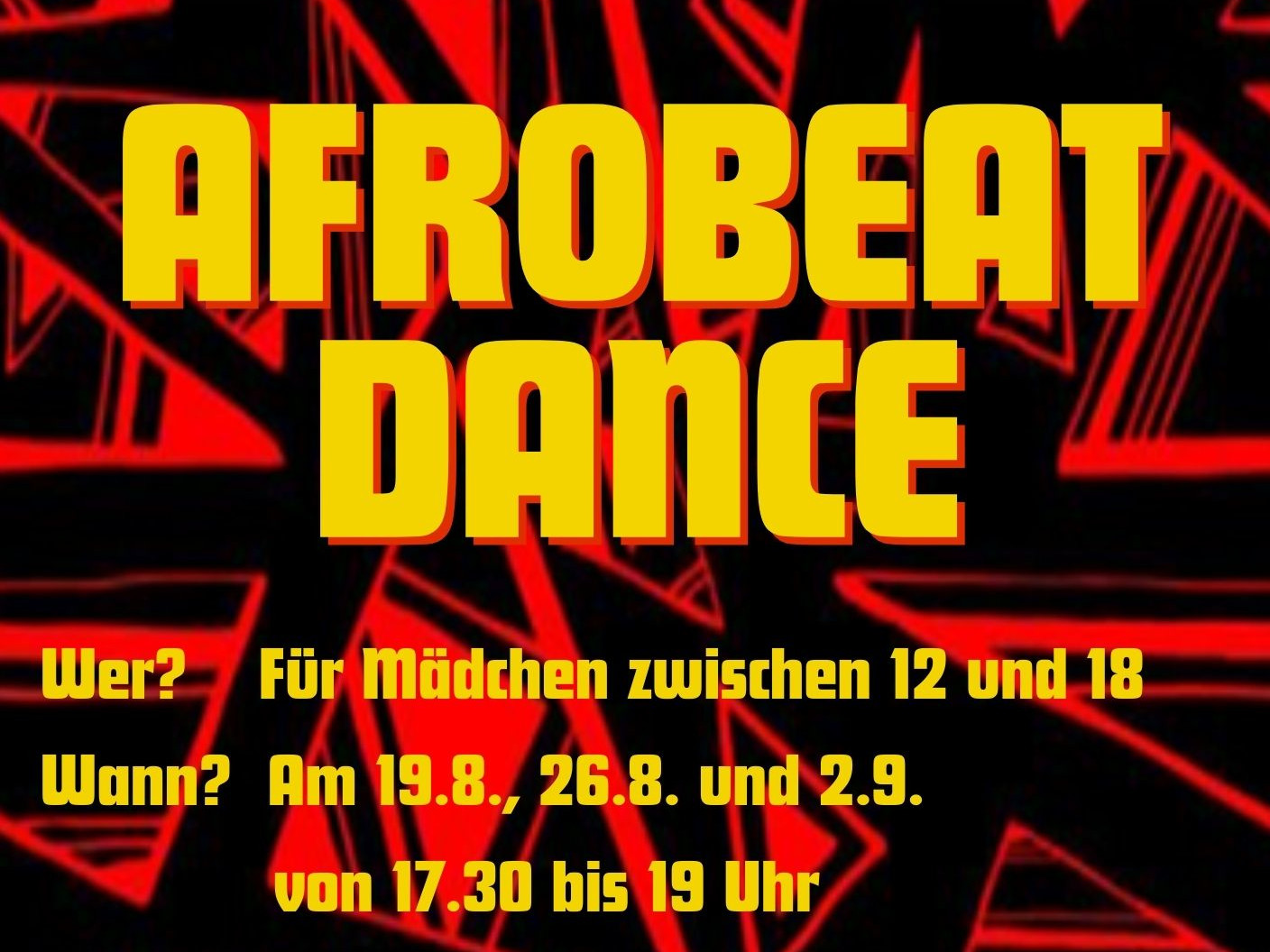 AfroBeat Dance für Mädchen